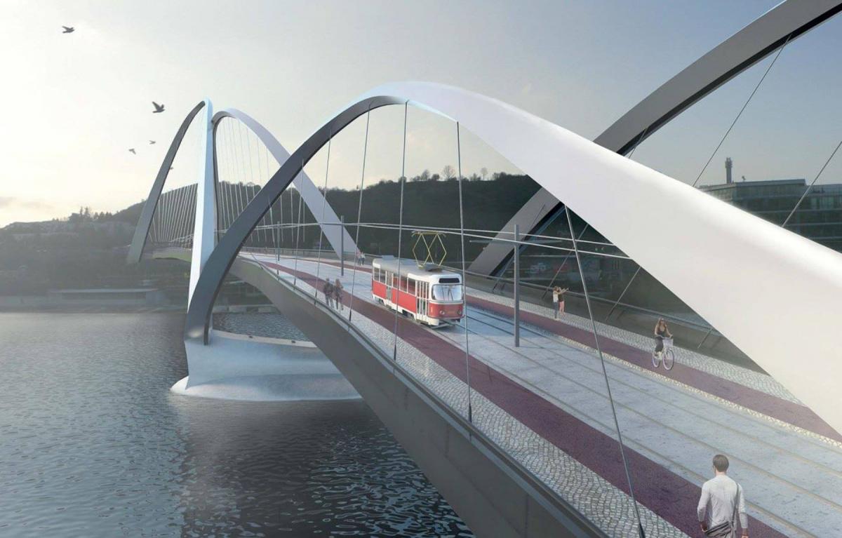 Praha vypsala tendr na stavební dozor budování Dvoreckého mostu