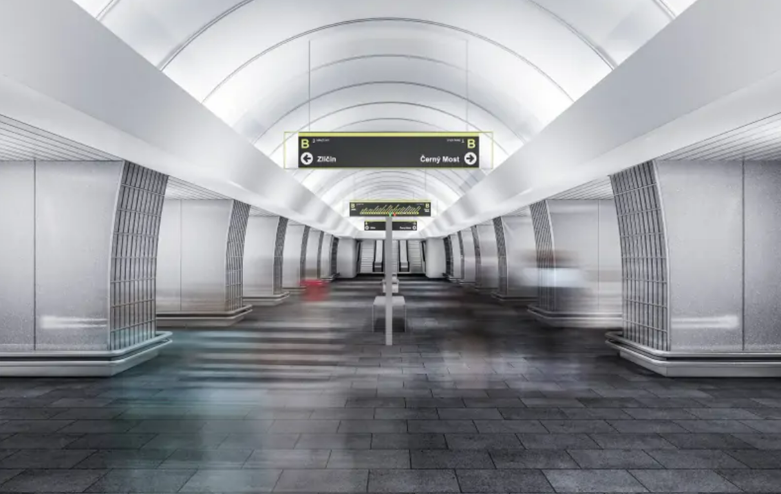 Byl vybrán návrh na novou výtvarnou podobu stanice metra Českomoravská