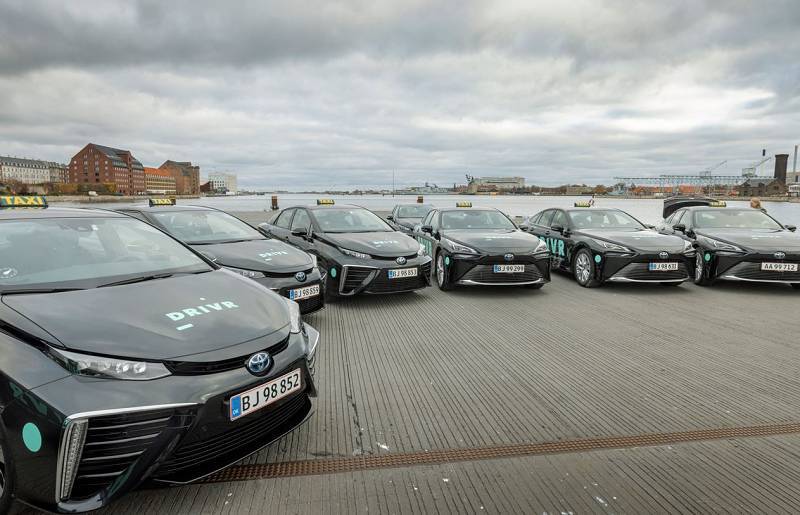 V Kodani už mají stovku vodíkových vozů taxislužby
