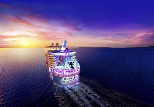 Výletní loď Wonder of the Seas je největší na světě