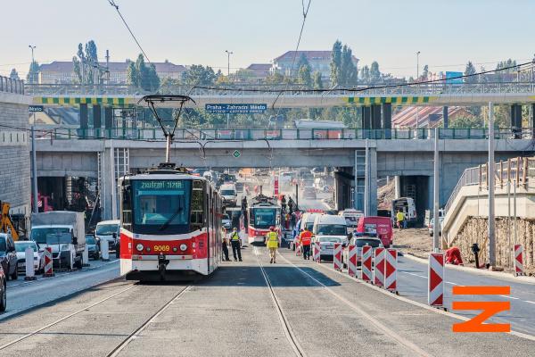 Praha otevřela novou tramvajovou smyčku Zahradní Město